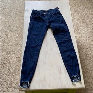 Dark Denim Color Skinny Jeans